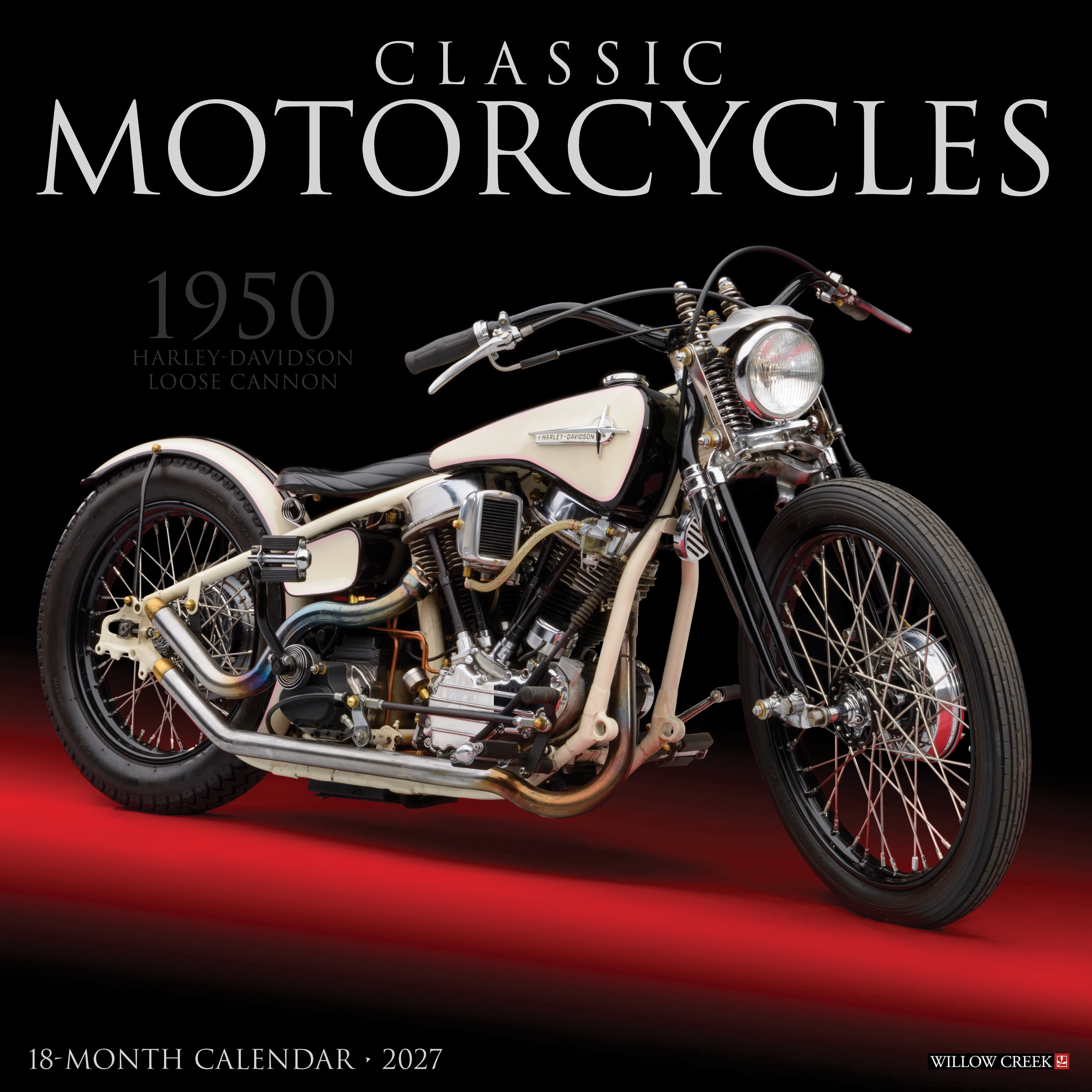 Willow Creek Press, Classic Motorcycles 2027 Wall Calendar