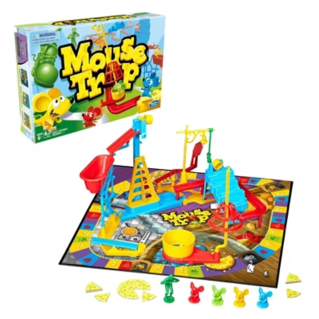 Classic Mouse Trap Board Game with Zany Action and Crazy Contraption ...