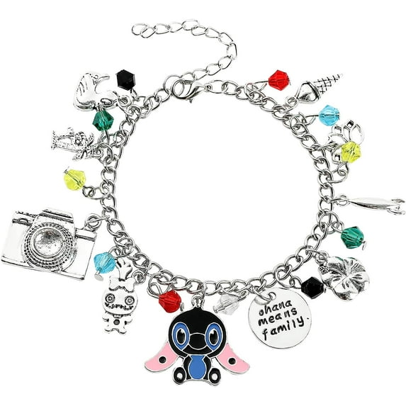 Classic Movie Charm Bracelet for Men - Horror Movies Game Bracelet Halloween Scary Cosplay Costume Jewelry Collection Gift for Fans