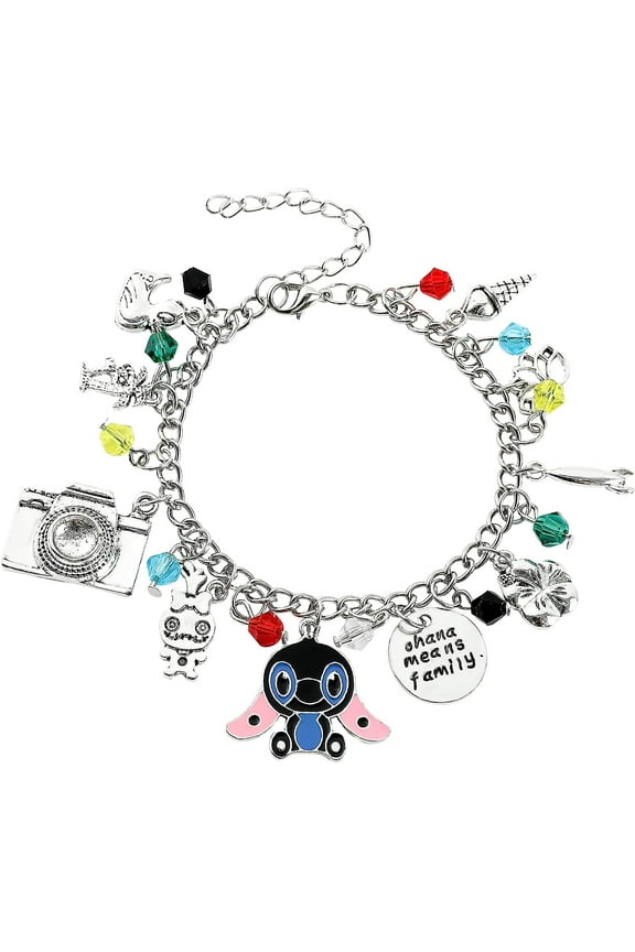 Classic Movie Charm Bracelet for Men - Horror Movies Game Bracelet Halloween Scary Cosplay Costume Jewelry Collection Gift for Fans