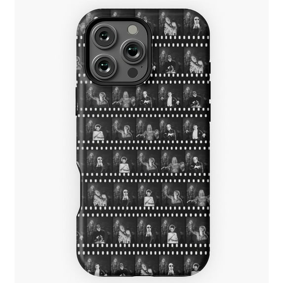 Classic Movie Monster Montage Filmstrip GA5086 Phone Case for iPhone 11 to 17 Pro Max