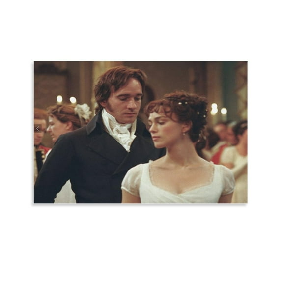 Classic Movie Pride And Prejudice Poster (1) Canvas Poster Wall Art Picture Prints Hanging Photo Gift Decor Home Posters Artworks 12x18inch(30x45cm)