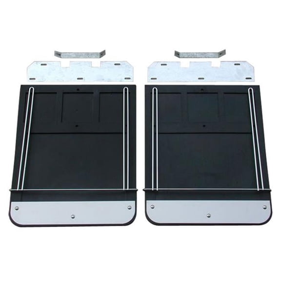 Classic Mud Flap Set with Flaps, Brackets Weights & Anti-Sails for 1973-1991 GM C-K 2500-3500 Trucks