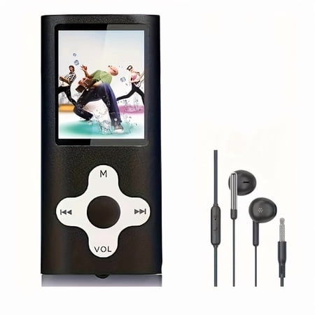 Classic Multi-color MP4 Player with HD Display - MP3 Audio, Video Playback, E-book & Image Browsing, Compact Lightweight Design (Choose No Memory or 32GB Card)