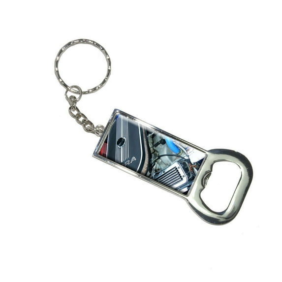 Classic Muscle Car Engine Compartment Bottle Opener Keychain