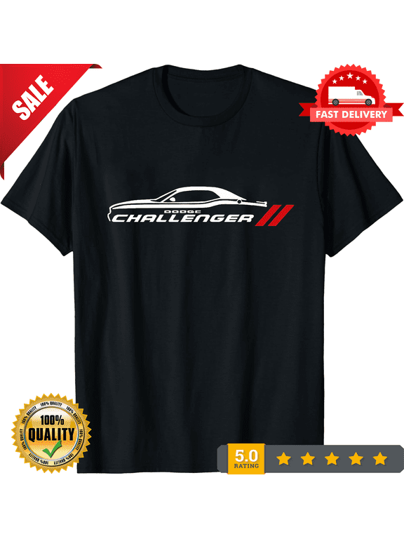 Classic Muscle Car Graphic Tee, Unisex Challenger Edition, LIMITED EDITION-TH74769