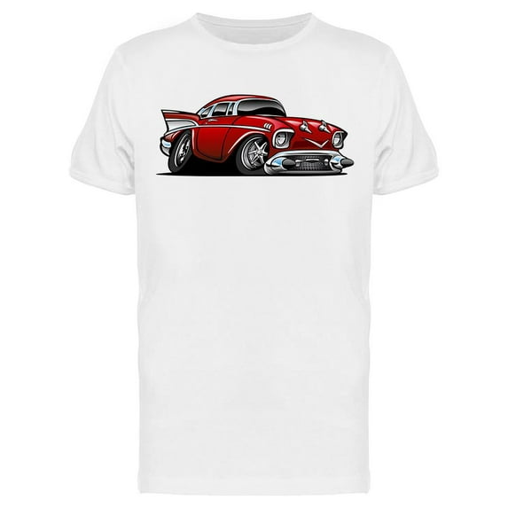 Classic Muscle Car Hot Rod T-Shirt Men -Image by Shutterstock, Male Large