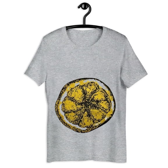 Classic Music Fan T-Shirt, Lemon-Themed Design, S-5XL