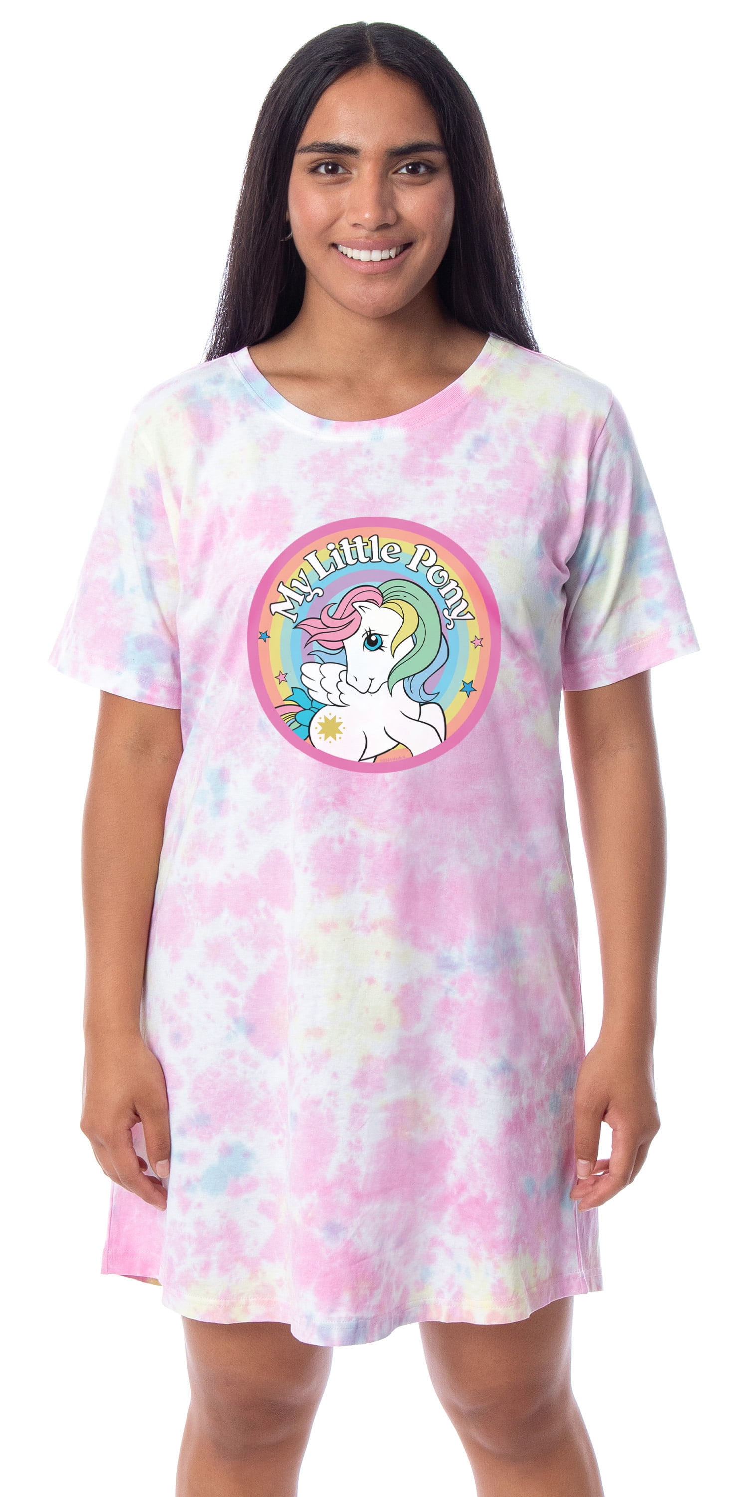 Classic My Little Pony Womens Vintage Nightgown Sleep Pajama Shirt