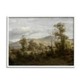 thumbnail image 1 of Classic Nature Woodland View Landscape Painting White Framed Art Print Wall Art, 1 of 7