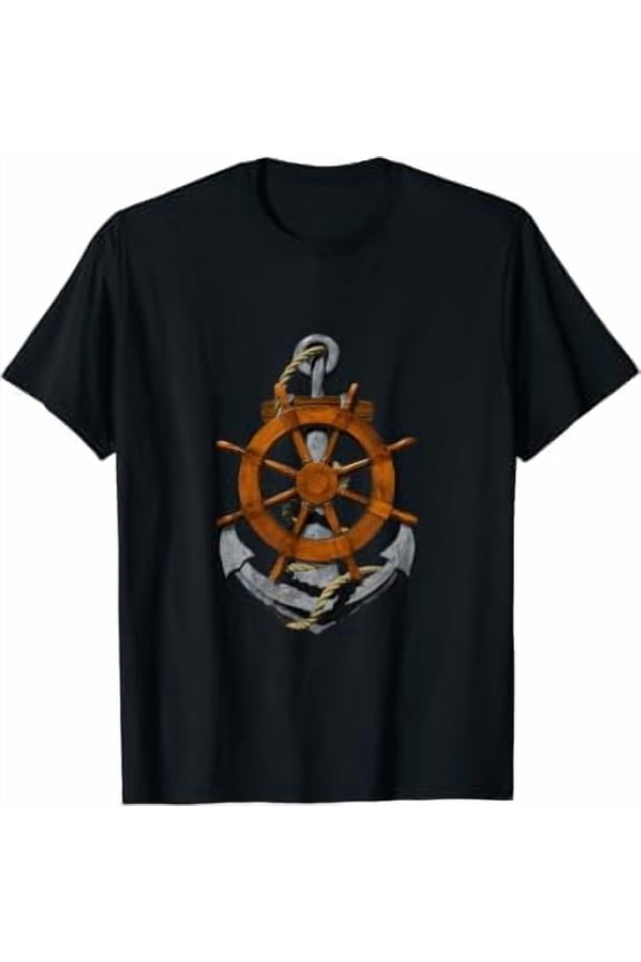 Classic Nautical Anchor For Sailors Boaters & Yachting T-Shirt