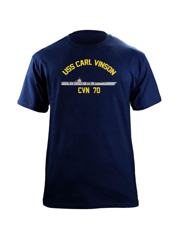 Classic Navy Aircraft Carrier Carl Vinson CVN 70 Veteran T-Shirt