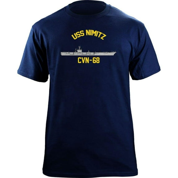 Classic Navy Aircraft Carrier Nimitz CVN 68 Veteran T-Shirt