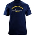 thumbnail image 1 of Classic Navy Aircraft Carrier Ronald Reagan CVN 76 Veteran T-Shirt, 1 of 1