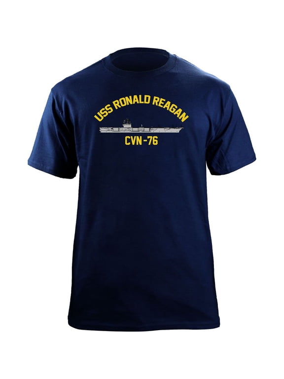 Classic Navy Aircraft Carrier Ronald Reagan CVN 76 Veteran T-Shirt
