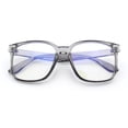 thumbnail image 1 of Classic Nerdy Oversized Horn Rim Blue Light Filter Screen Glasses [Slate], 1 of 8