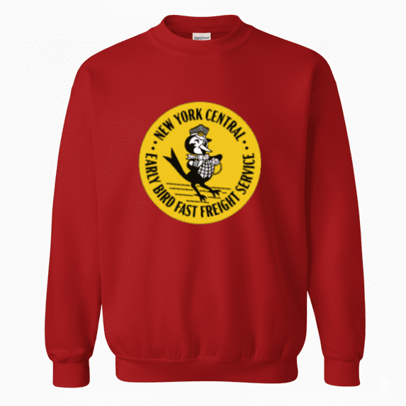 Classic New York Central Early Bird Sweatshirt Freight Service Retro ...