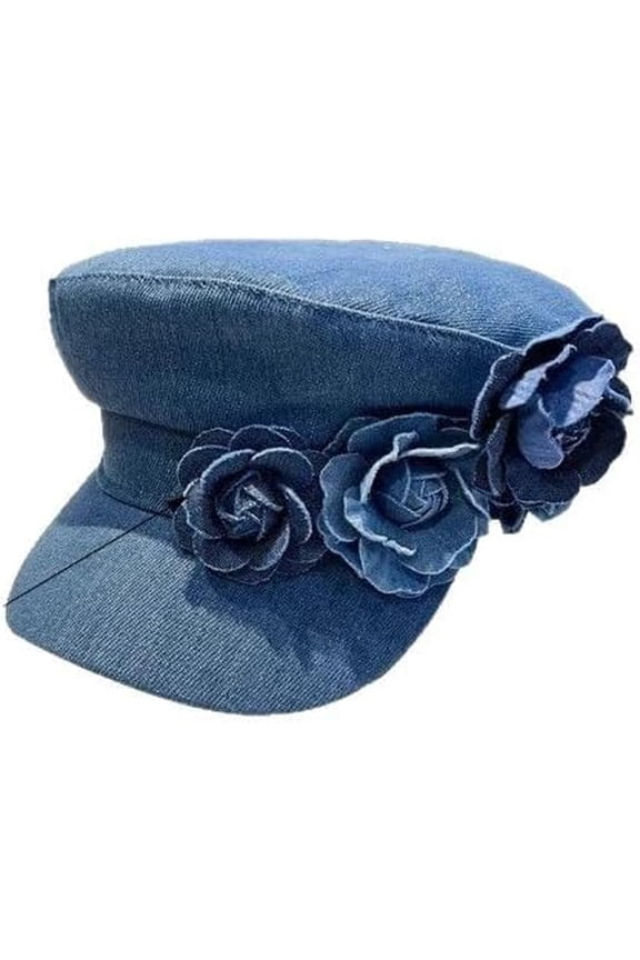 Classic Newsboy Cap, Painter Style Flat Cap, Cotton Blend Beret Hat Multicolor