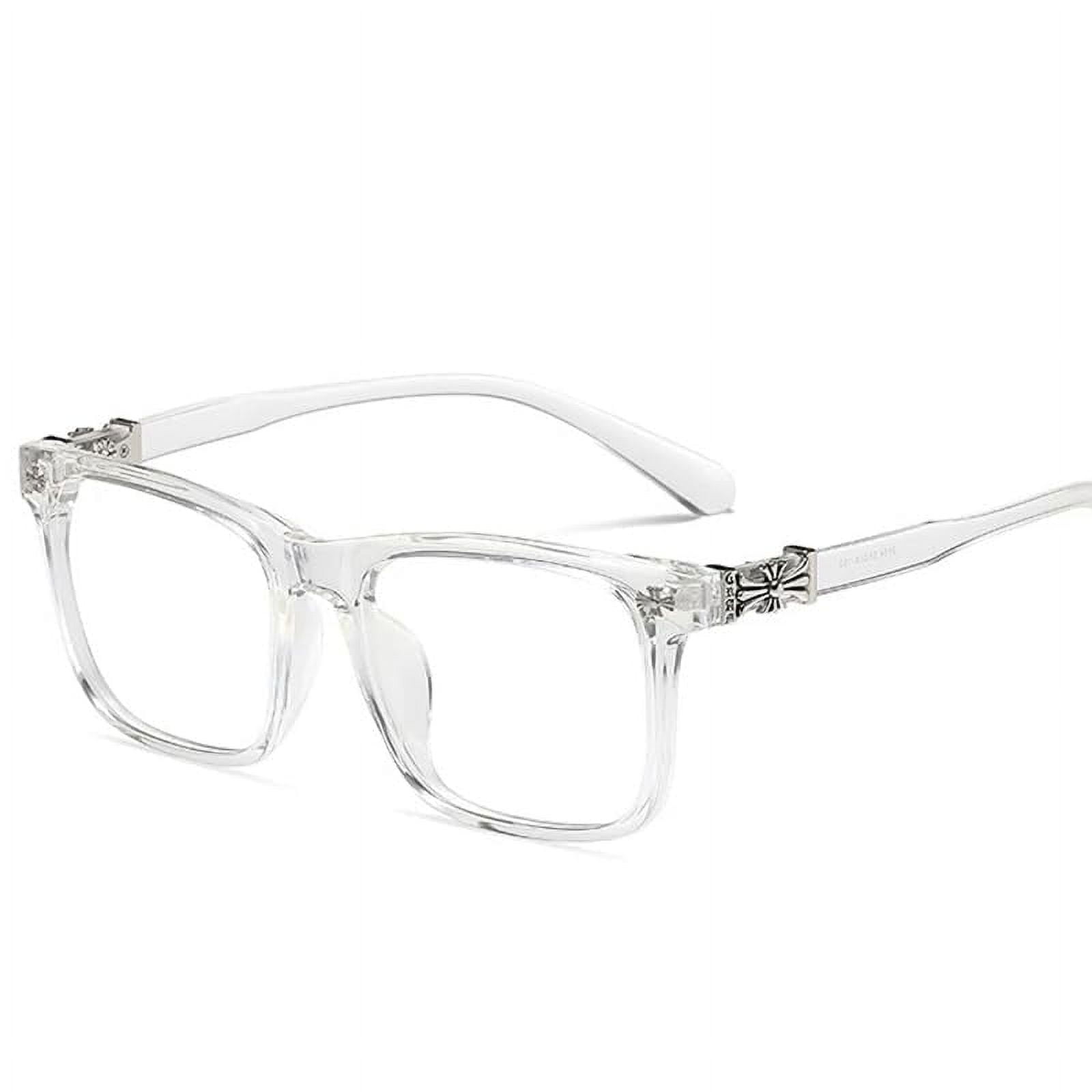Classic Non-prescription Clear Lens Eyeglasses for Men andWomen Thick Square Frame Eyewear wuhaoyueshangmao