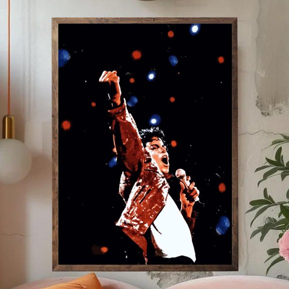 Classic Nostalgic 90s Wall Art Iconic Pop Legend Decor, Unframed Poster