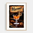thumbnail image 1 of Classic Old Fashioned Art: Rustic Drink Poster - Illustration Cocktail Vintage Typography Bar Rustic Kitchen Decor Oak Framed Wall Art Print 16 x 24 inches, 1 of 59