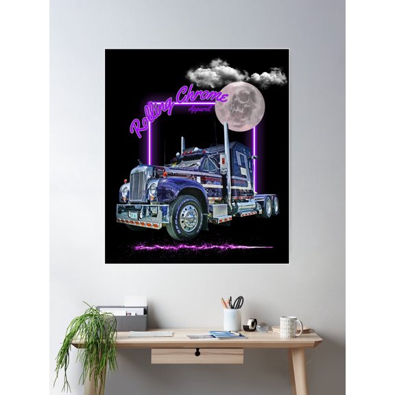 Classic Old Mack Trick Poster,, Unframed Paper Poster 8x10in