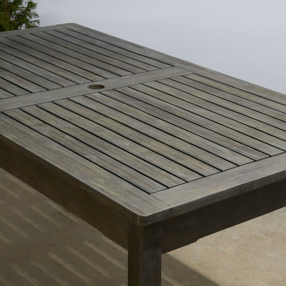 Classic Outdoor Patio Wood Table - Grey Wash