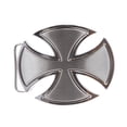thumbnail image 1 of Classic Oval Cross Belt Buckle, 1 of 2