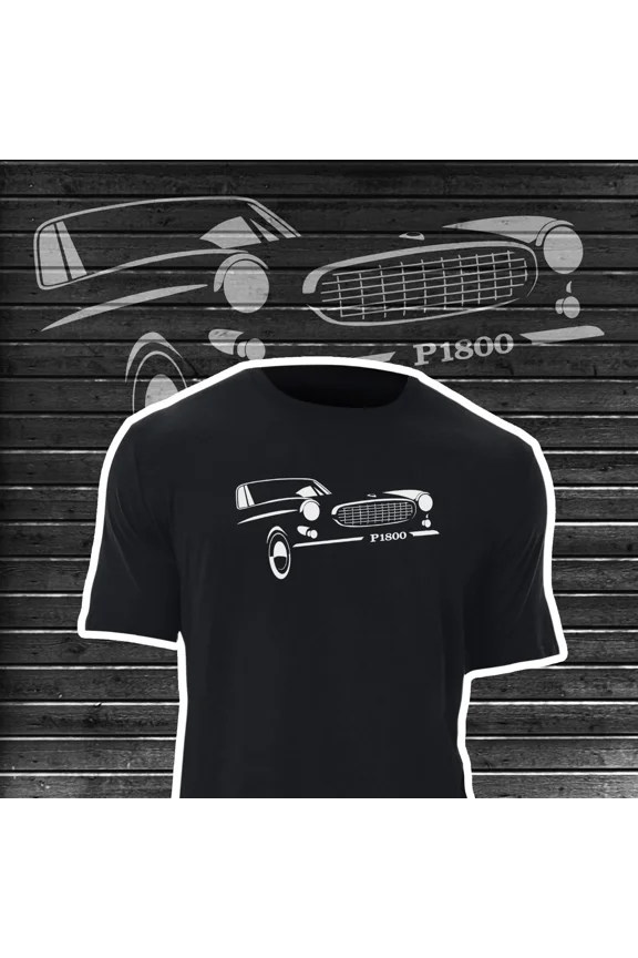Classic P1800 Inspired T-Shirt, Vintage GT Coupe Tee for Ovlov Brick Car Lovers | eBay