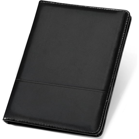 Classic Padfolio/Junior Portfolio Folder Case, Business A5 Binder Organizer Notepad for Men Women, 5 x 8 Writing Pad Included,.