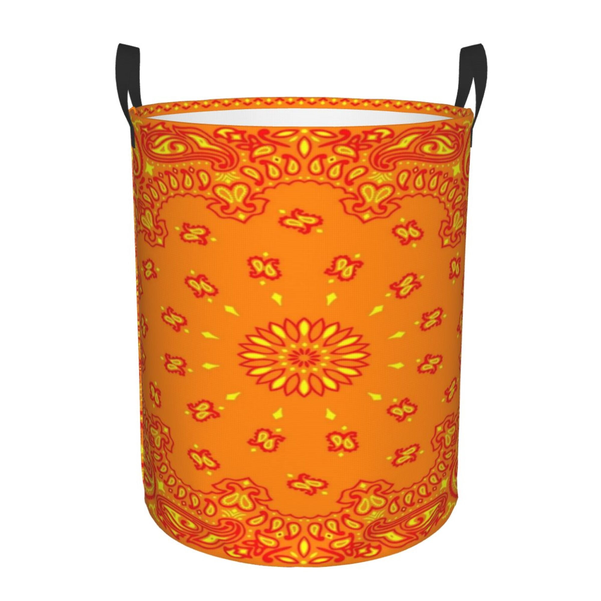 Red Bandana Laundry Basket