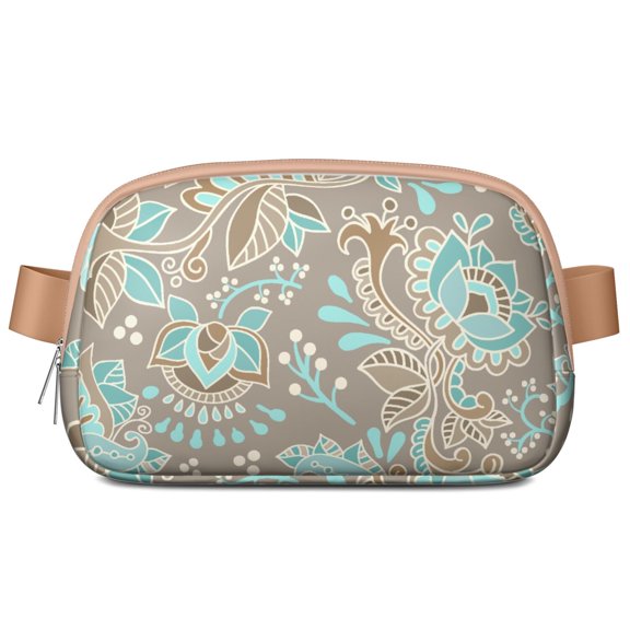 Classic Paisley Waist Pack - Vintage Ethnic Pattern Hands-Free Fanny Pack for Commuters