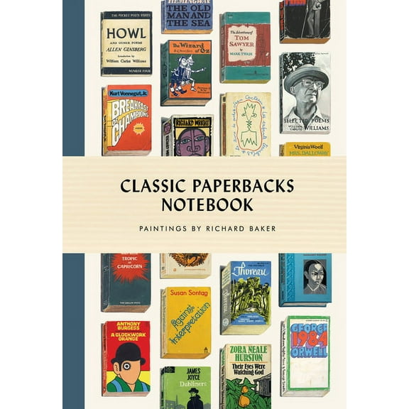 Classic Paperbacks Notebook, (Hardcover)