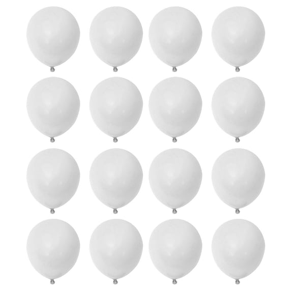 Classic Party Balloons, Versatile Decorations for Memorable Celebrations, Non-Toxic Biodegradable White Latex Balloons (12 Inch Macaron Pure White, 40 Pieces)