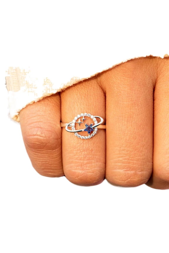 Classic Party Proposal For Women For Her Lightweight High Quality Cubic Zirconia AAA Zircon Ring Perfect Present With Gift Packaging