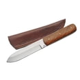 thumbnail image 1 of SZCO 8" Classic Patch Knife, Full Tang Handle with Brass Pins, Stainless Steel Fixed Blade Utility Tool with Leather Sheath for Hunting and Traditional Crafting, 1 of 4
