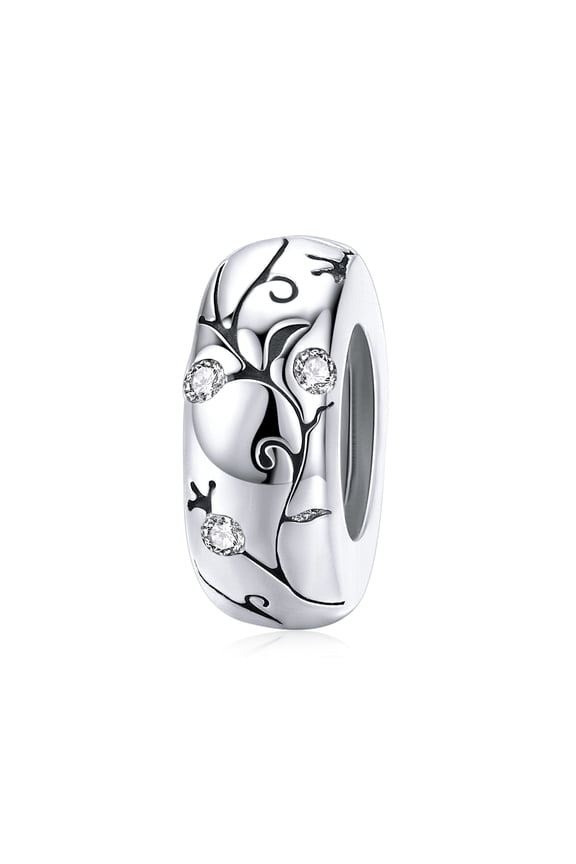 Classic Pattern Fashion Silver-Plated Spacer Charm Beads for Jewelry Making