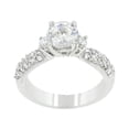 thumbnail image 1 of Classic Pave Bridal Ring Size 8, 1 of 3