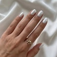 thumbnail image 1 of Classic Pearl White Short Square Nails - Press On Nails, 1 of 11