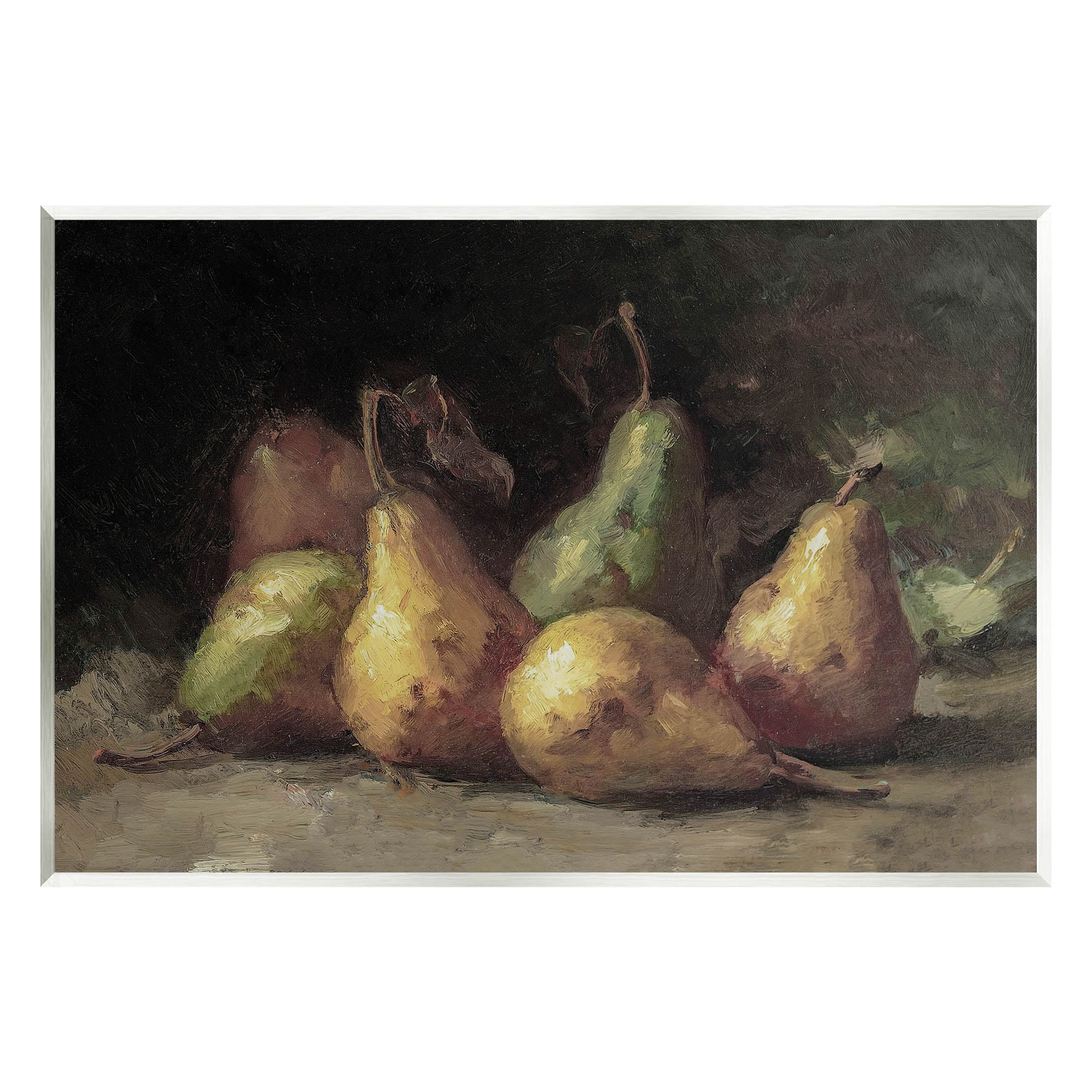 Classic Pears Still Life Food & Beverage Painting Unframed Art Print Wall Art