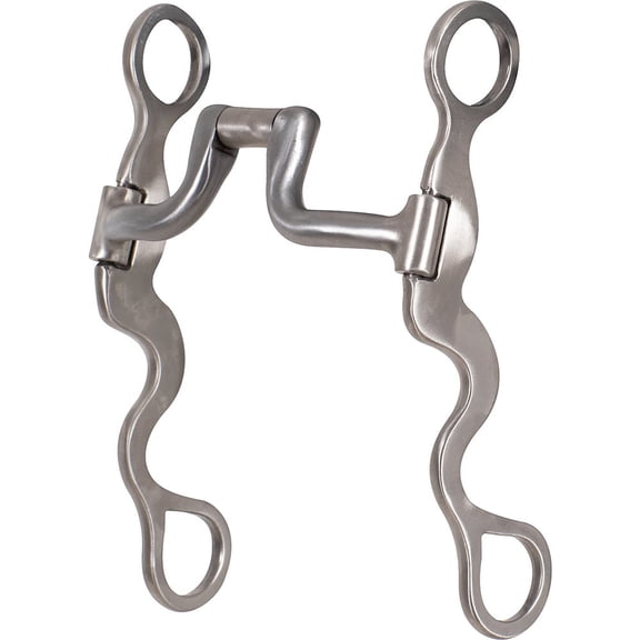 Classic Equine Performance Series 8" Calvary Shank Square Hinge Port Bit