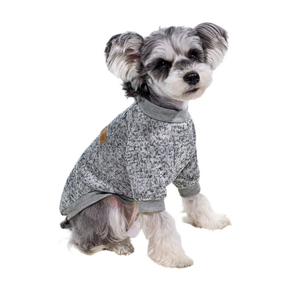 Classic Pet Winter Warm Fleece Sweater - Cozy Knit Design, Thickened For Cold Weather - For Dogs, Cats, Indoor/Outdoor Use