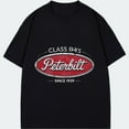 thumbnail image 1 of Classic Peterbilt T-Shirt Black Class 174s Since 1939 Logo Design For Truck Enthusiasts And Casual Wear, 1 of 4