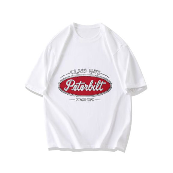 Classic Peterbilt T-Shirt Black Class 174s Since 1939 Logo Design For Truck Enthusiasts And Casual Wear