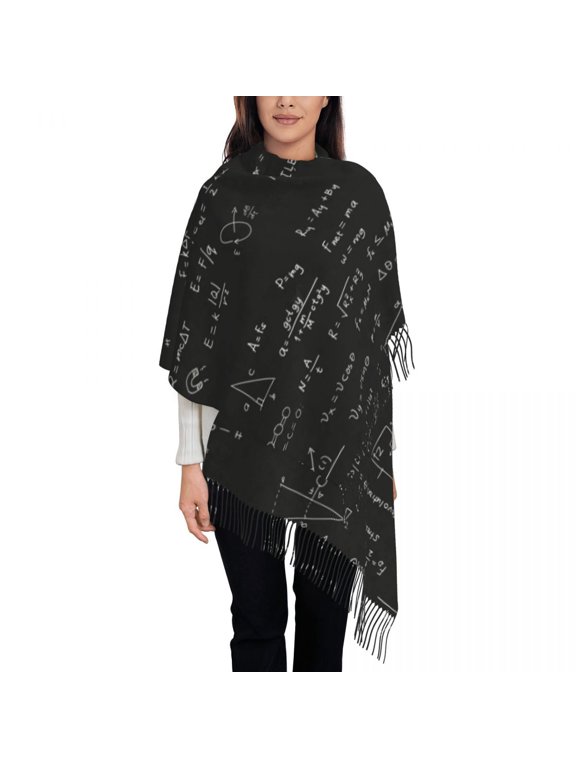 Classic Physical Womens Warm Winter Infinity Scarves Set Blanket Scarf Pure Color
