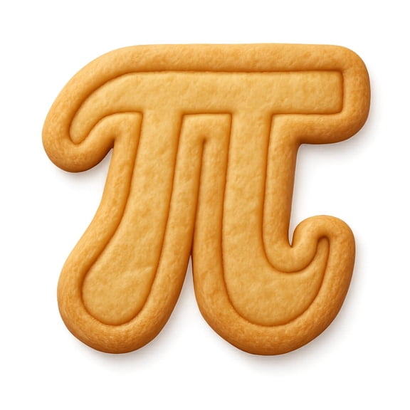 Classic Pi Cookie Cutter & Stamp, Fondant & Clay - 4x3.5