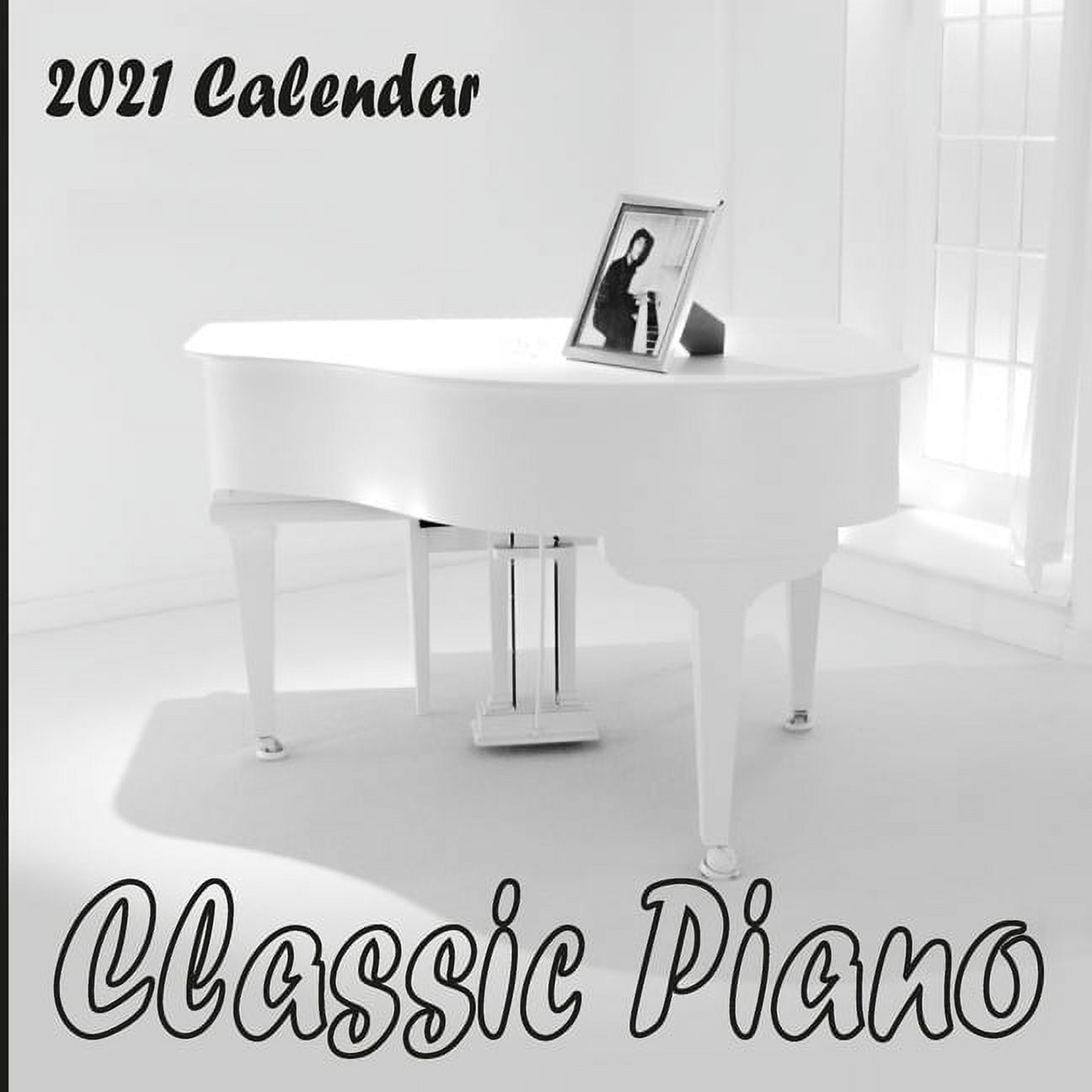 Classic Piano Calendar 2021 : Classic Piano 2021 Mini Wall Calendar 16  Months (Paperback)