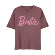 Classic Pink Barbie Logo Mens and Womens Short Sleeve T-Shirt (Garnet, S-XXL)