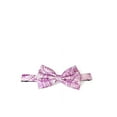 thumbnail image 1 of Classic Pink Paisley Silk Bow Tie Set, 1 of 2
