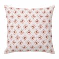 thumbnail image 1 of Classic Pink White Pattern Throw Pillow Cover Abstract Tribal Aztec Western Cotton Linen Cushion Cover Throw Pillow Case with Invisible Zipper for Couch Sofa Bed Chair Car 24x24 Inch, 1 of 14